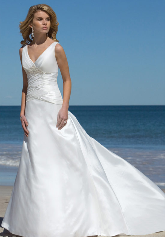 Orifashion HandmadeGraceful Beach Bridal Gown / Wedding Dress BE - Click Image to Close